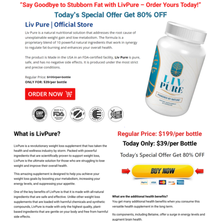 Livpure Landing Page Website