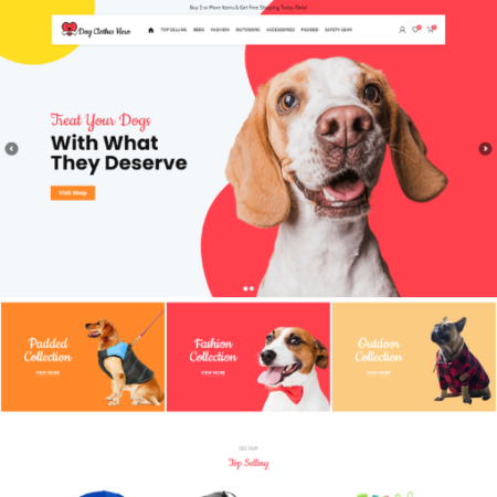 DropShipping Dog Clothes Store